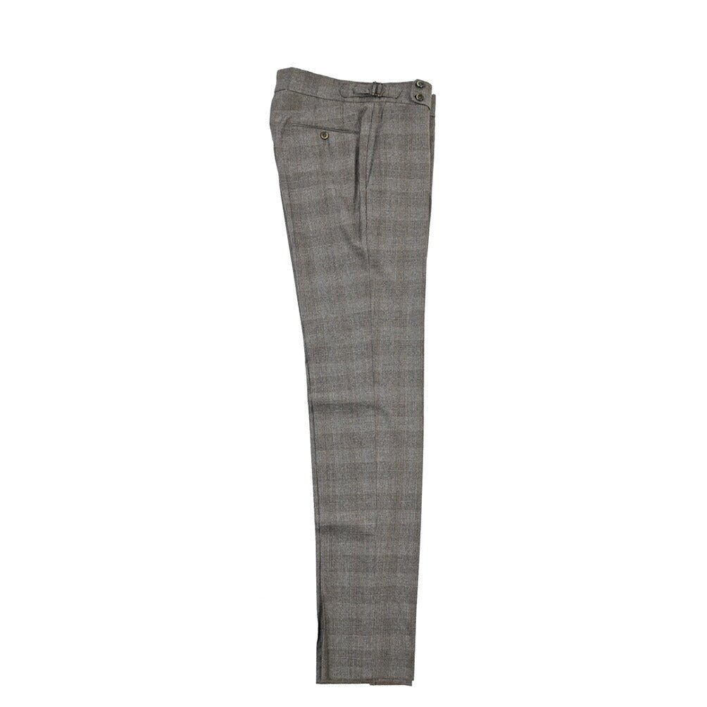 PT TORINO “SLIM FIT” SUPER 100's ヴァージンウール100% ノータックグルカパンツ グレー 46 | GUARDAROBA MILANO OFFICIAL STORE