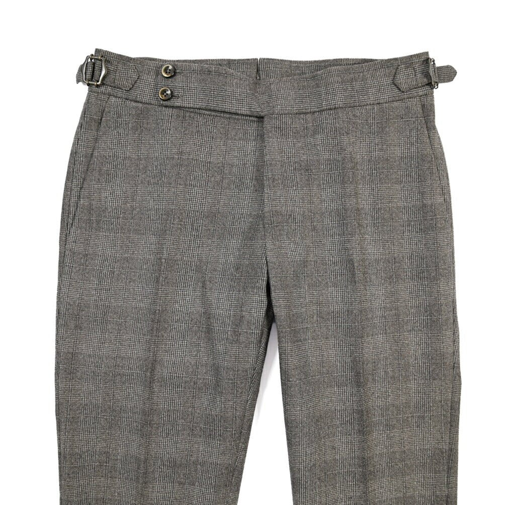 PT TORINO “SLIM FIT” SUPER 100's ヴァージンウール100% ノータックグルカパンツ グレー 46 | GUARDAROBA MILANO OFFICIAL STORE