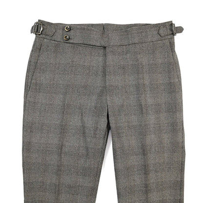 PT TORINO “SLIM FIT” SUPER 100's ヴァージンウール100% ノータックグルカパンツ グレー 46 | GUARDAROBA MILANO OFFICIAL STORE