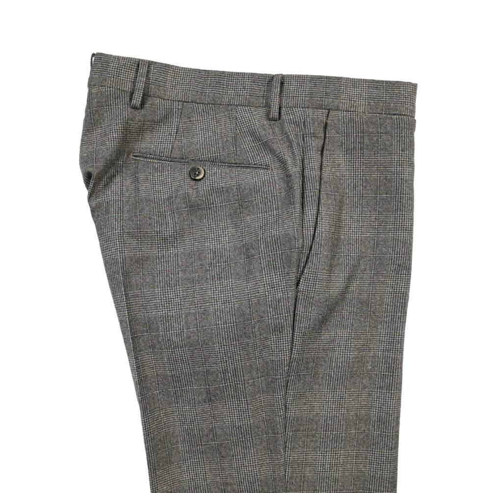 PT TORINO “SLIM FIT” SUPER 100's ヴァージンウール100% ノータックスラックス グレー 46 | GUARDAROBA MILANO OFFICIAL STORE