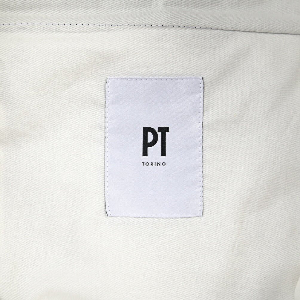 PT TORINO “SLIM FIT” SUPER 100's ヴァージンウール100% ノータックスラックス グレー 46 | GUARDAROBA MILANO OFFICIAL STORE