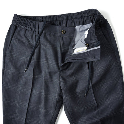 SALE｜PT TORINO SMOOTH FIT ヴァージンウール100% ドローコード付きワンタックイージースラックス(SUPER 100'S) / PT01｜366496 - B - 50｜GUARDAROBA MILANO OFFICIAL STORE