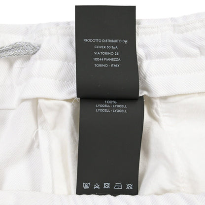 PT TORINO “SOFT FIT” リヨセル100% ワンタックイージースラックス ホワイト 50 | GUARDAROBA MILANO OFFICIAL STORE