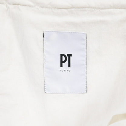 PT TORINO “SOFT FIT” リヨセル100% ワンタックイージースラックス ホワイト 50 | GUARDAROBA MILANO OFFICIAL STORE