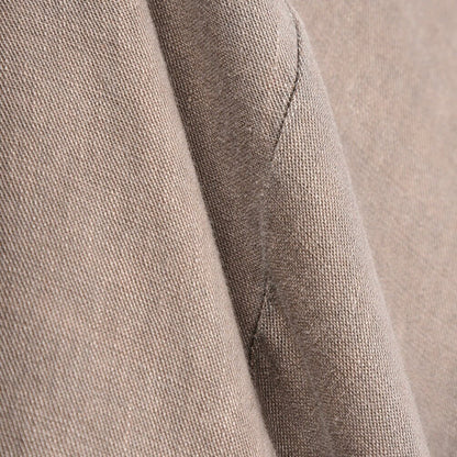 PT TORINO "SOFT FIT" リネン混コットン ドローコード付きイージーパンツ ブラウン 46 | GUARDAROBA MILANO OFFICIAL STORE