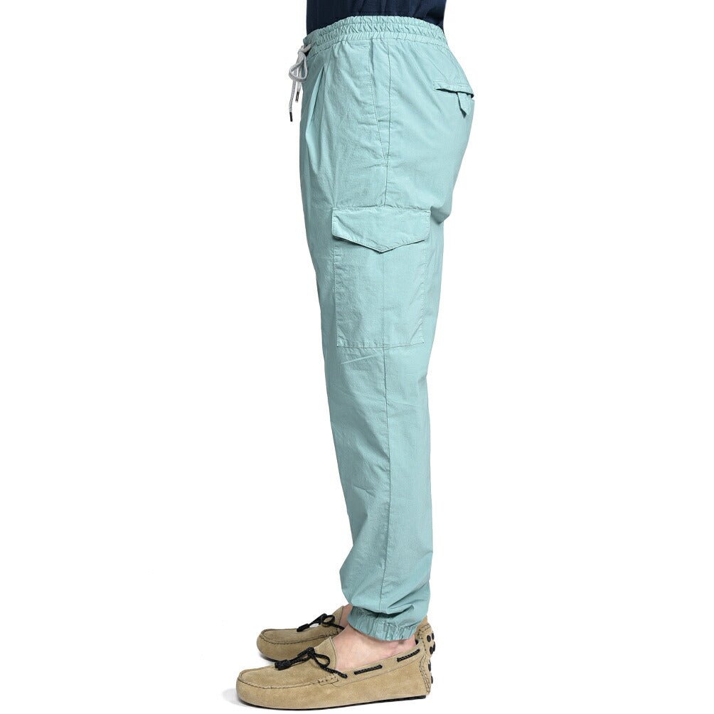 PT TORINO "SOFT FIT" ナイロン混コットン イージーカーゴパンツ グリーン 48 | GUARDAROBA MILANO OFFICIAL STORE