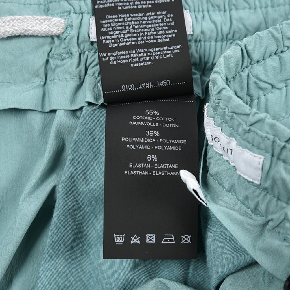 PT TORINO "SOFT FIT" ナイロン混コットン イージーカーゴパンツ グリーン 48 | GUARDAROBA MILANO OFFICIAL STORE