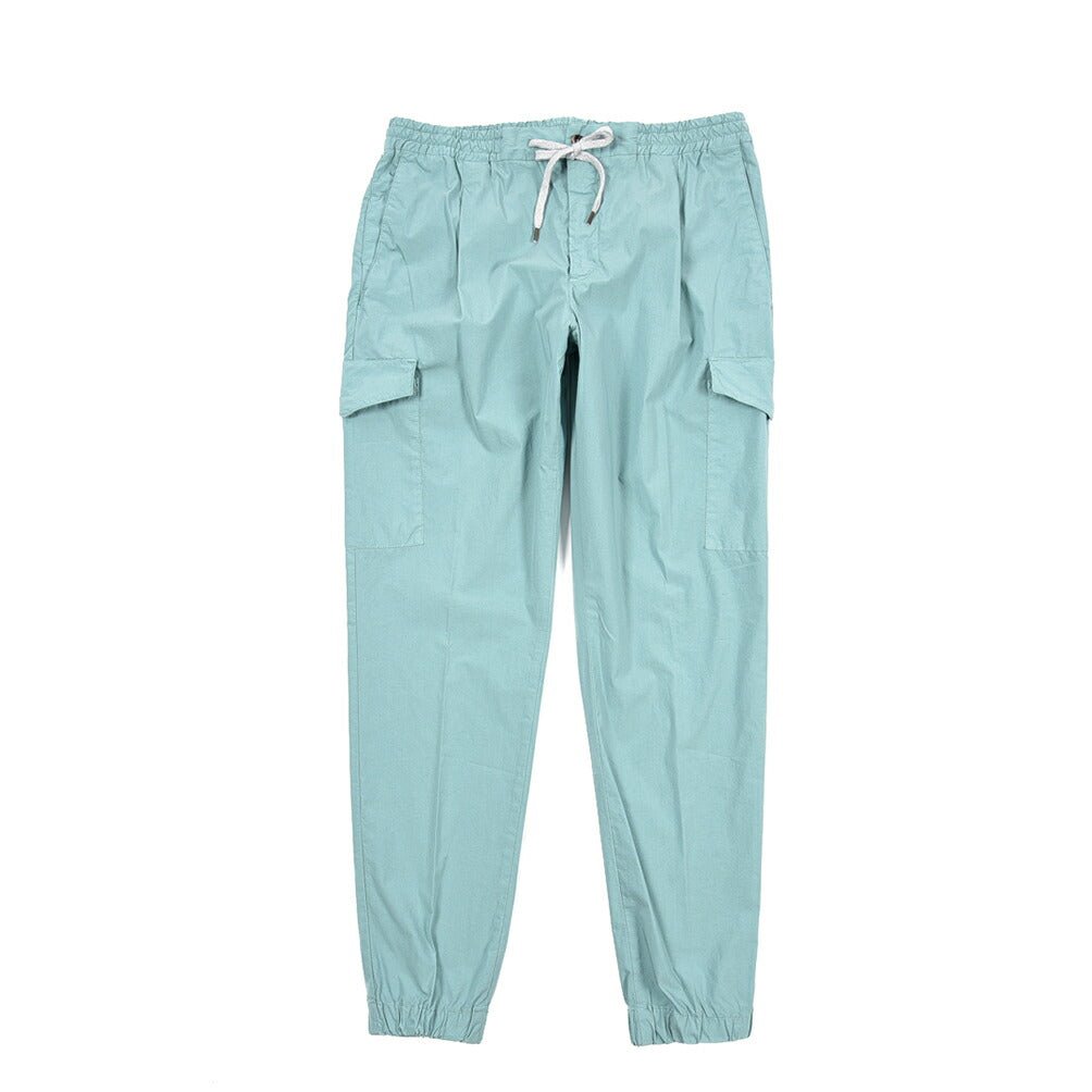 PT TORINO "SOFT FIT" ナイロン混コットン イージーカーゴパンツ グリーン 48 | GUARDAROBA MILANO OFFICIAL STORE