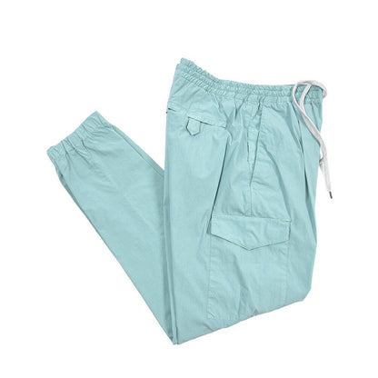 PT TORINO "SOFT FIT" ナイロン混コットン イージーカーゴパンツ グリーン 48 | GUARDAROBA MILANO OFFICIAL STORE