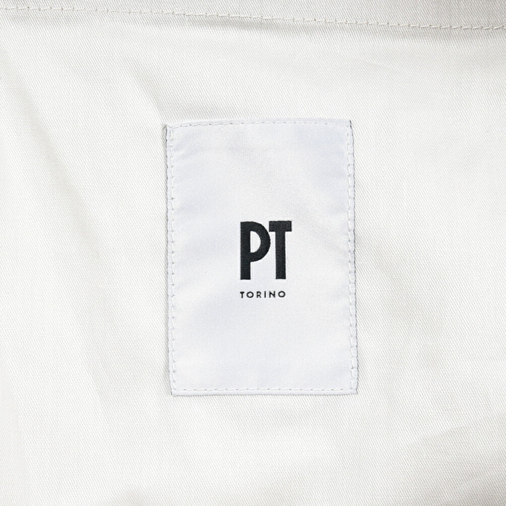 PT TORINO "SOFT FIT" ナイロン混コットン ドローコード付きイージーパンツ ブラウン 44 | GUARDAROBA MILANO OFFICIAL STORE
