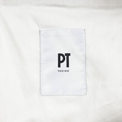 PT TORINO "SOFT FIT" ナイロン混コットン ドローコード付きイージーパンツ ブラウン 44 | GUARDAROBA MILANO OFFICIAL STORE