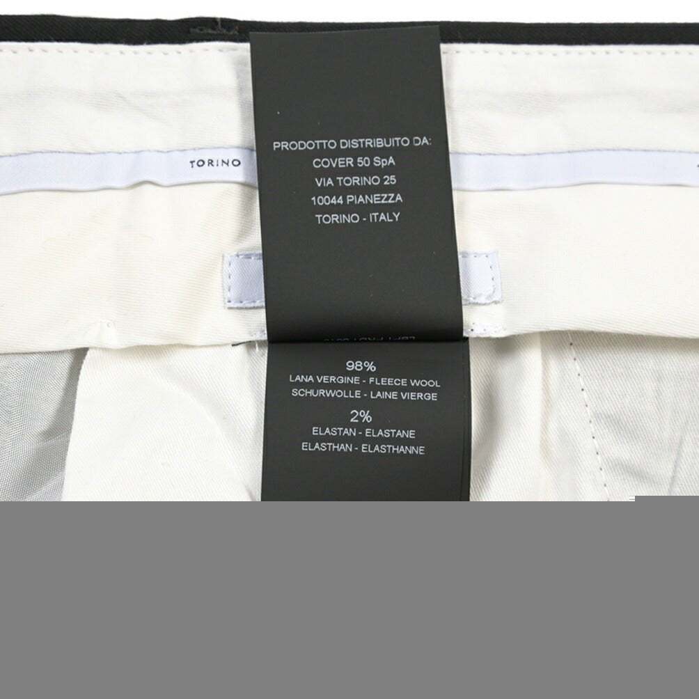PT TORINO “SOFT FIT” ストレッチウール ノータックスラックス ブラック 46 | GUARDAROBA MILANO OFFICIAL STORE