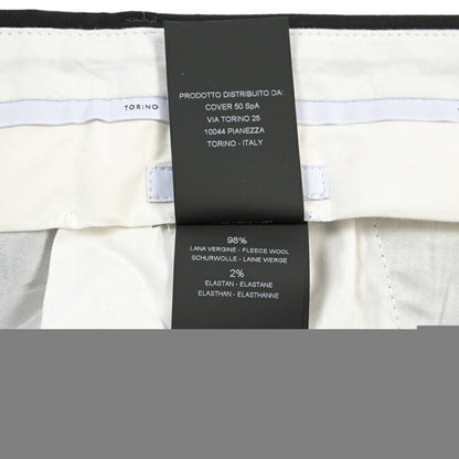 PT TORINO “SOFT FIT” ストレッチウール ノータックスラックス ブラック 46 | GUARDAROBA MILANO OFFICIAL STORE