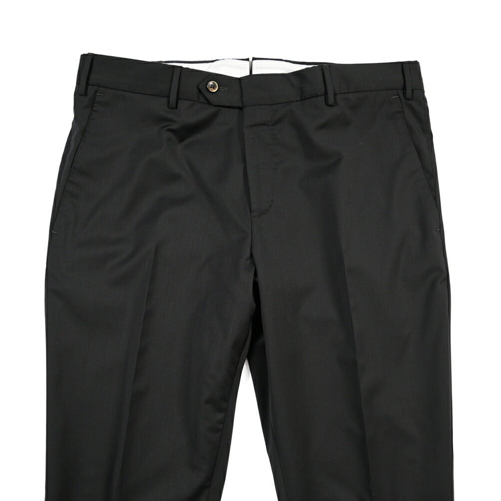 PT TORINO “SOFT FIT” ストレッチウール ノータックスラックス ブラック 46 | GUARDAROBA MILANO OFFICIAL STORE