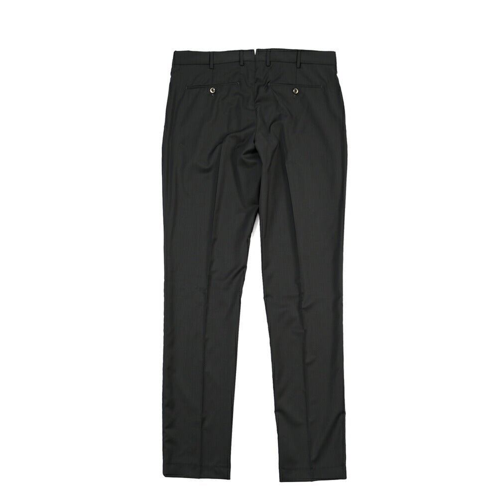 PT TORINO “SOFT FIT” ストレッチウール ノータックスラックス ブラック 46 | GUARDAROBA MILANO OFFICIAL STORE
