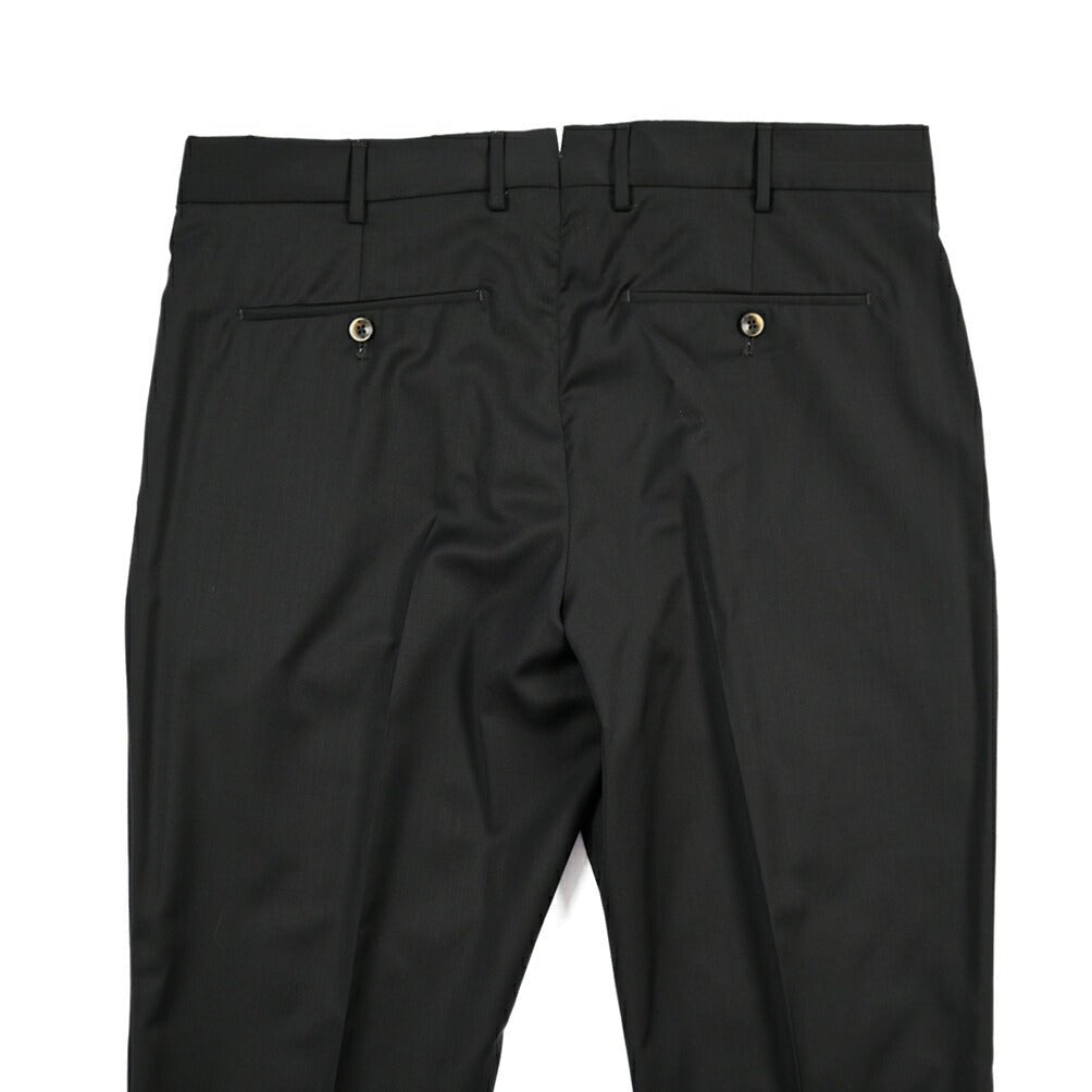PT TORINO “SOFT FIT” ストレッチウール ノータックスラックス ブラック 46 | GUARDAROBA MILANO OFFICIAL STORE