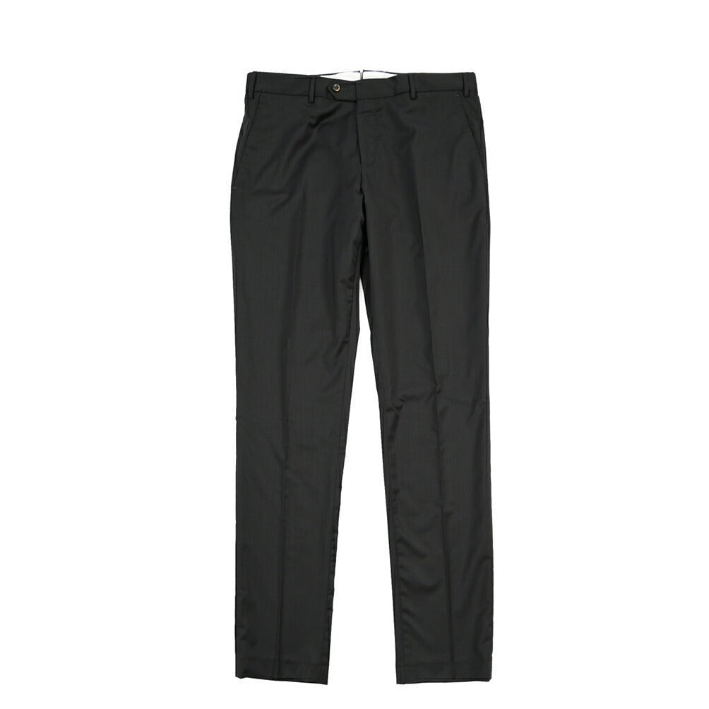 PT TORINO “SOFT FIT” ストレッチウール ノータックスラックス ブラック 46 | GUARDAROBA MILANO OFFICIAL STORE