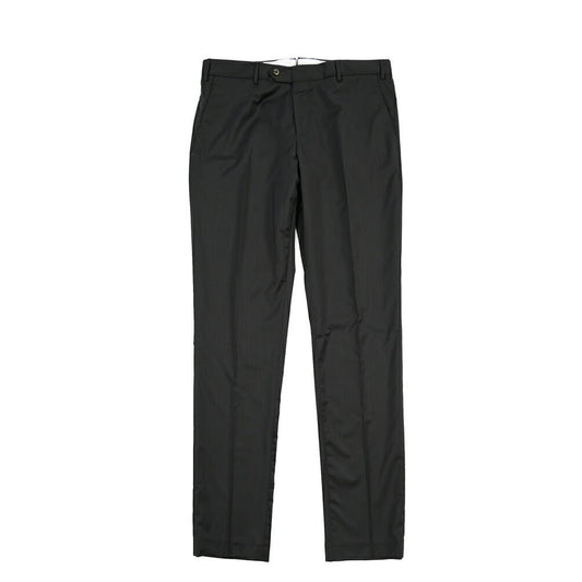 PT TORINO “SOFT FIT” ストレッチウール ノータックスラックス ブラック 46 | GUARDAROBA MILANO OFFICIAL STORE