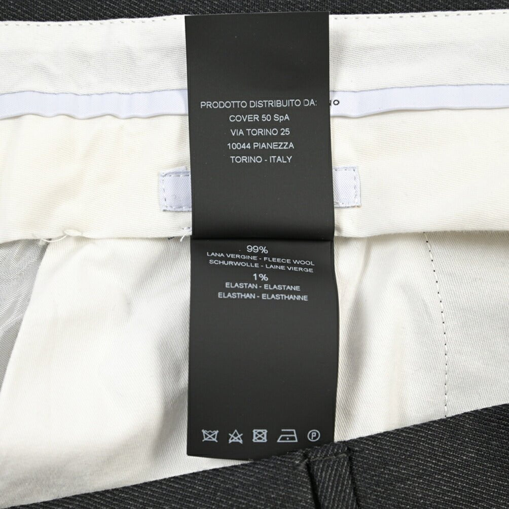 PT TORINO “SOFT FIT” ストレッチウール ノータックスラックス ダークグレー 54 | GUARDAROBA MILANO OFFICIAL STORE