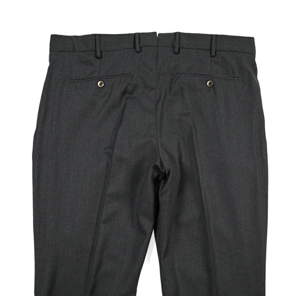 PT TORINO “SOFT FIT” ストレッチウール ノータックスラックス ダークグレー 54 | GUARDAROBA MILANO OFFICIAL STORE