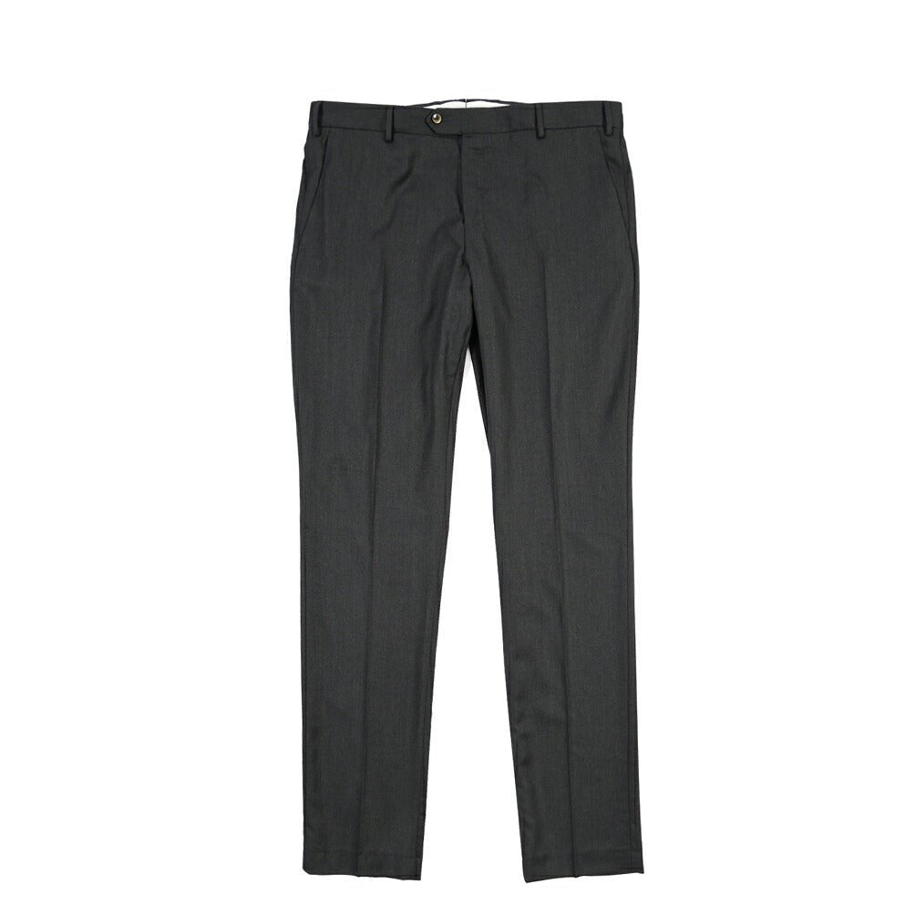 PT TORINO “SOFT FIT” ストレッチウール ノータックスラックス ダークグレー 54 | GUARDAROBA MILANO OFFICIAL STORE