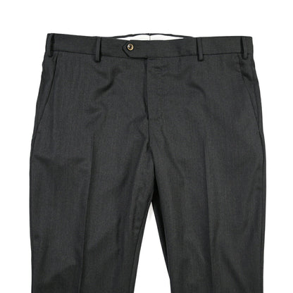 PT TORINO “SOFT FIT” ストレッチウール ノータックスラックス ダークグレー 54 | GUARDAROBA MILANO OFFICIAL STORE