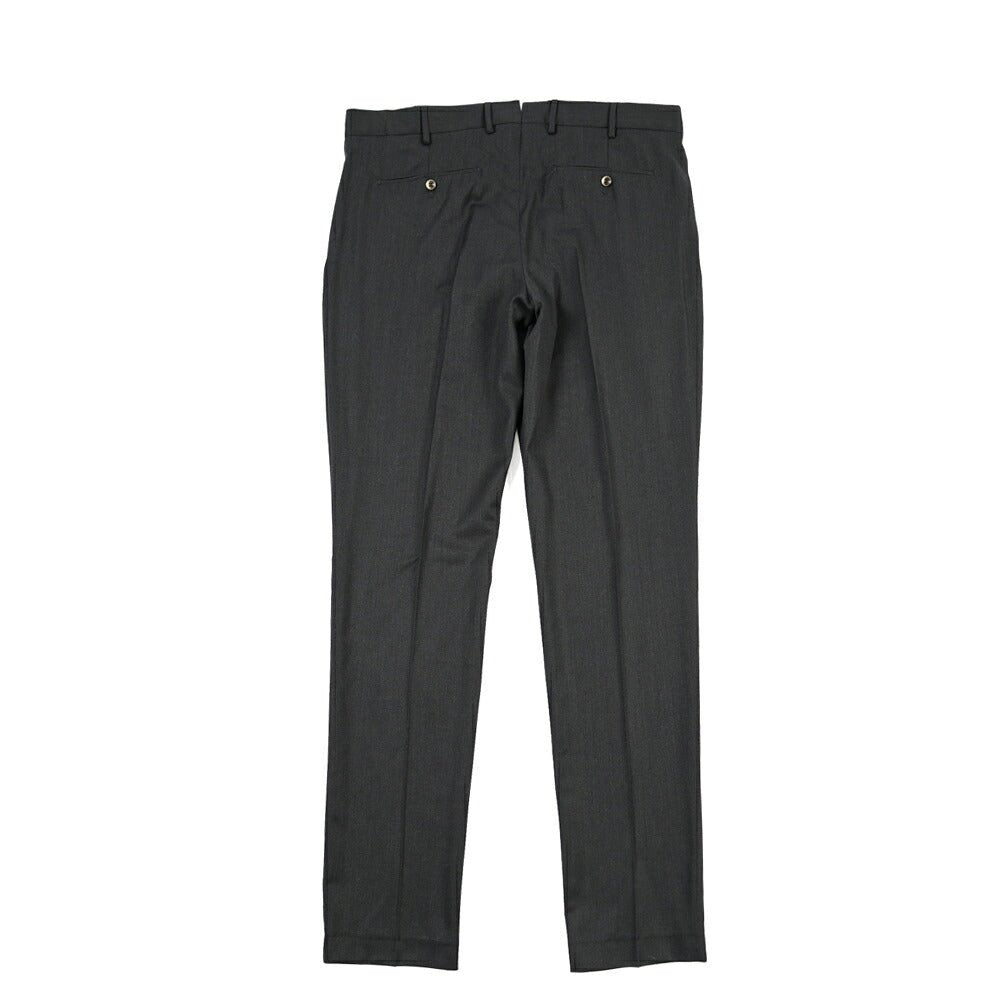 PT TORINO “SOFT FIT” ストレッチウール ノータックスラックス ダークグレー 54 | GUARDAROBA MILANO OFFICIAL STORE
