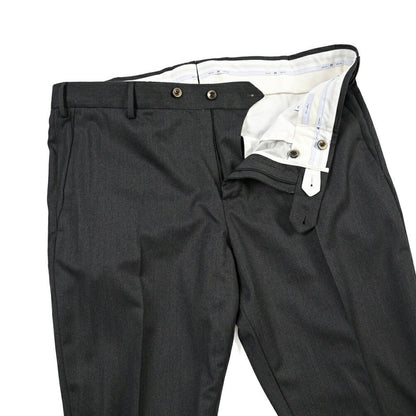 PT TORINO “SOFT FIT” ストレッチウール ノータックスラックス ダークグレー 54 | GUARDAROBA MILANO OFFICIAL STORE