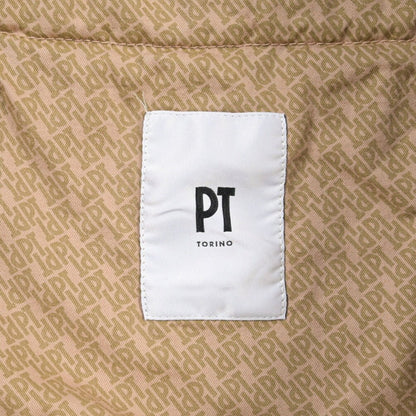 PT TORINO “SOFT FIT” カシミヤ混コットン ドローコード付ワンタックカーゴパンツ ベージュ 48 | GUARDAROBA MILANO OFFICIAL STORE