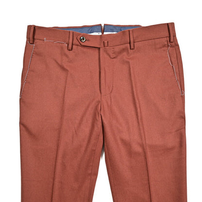 PT TORINO "SUPERSLIM FIT" ストレッチウールフランネル ノータックスリムスラックス｜414997-48｜GUARDAROBA MILANO OFFICIAL STORE