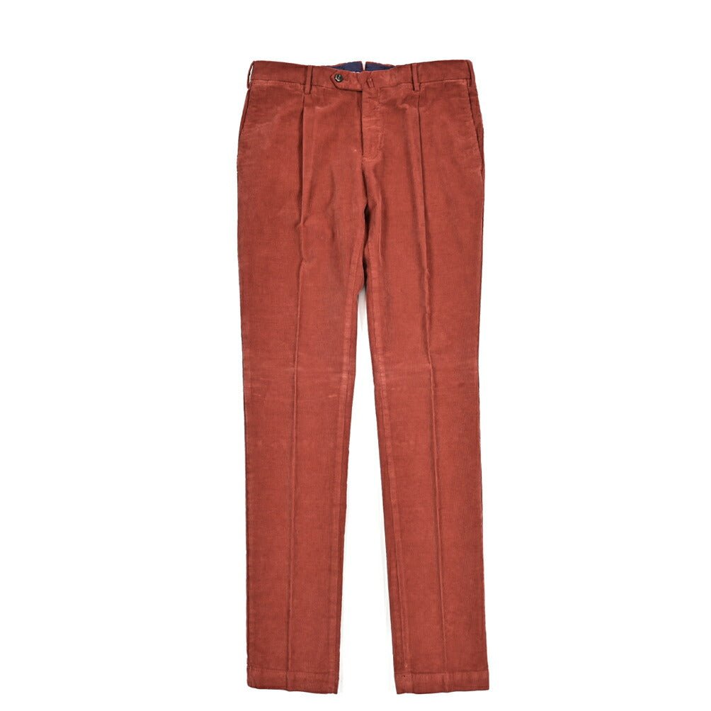 PT TORINO "SUPERSLIM FIT" ストレッチコットン 細畝コーデュロイワンタックスリムパンツ｜415092｜GUARDAROBA MILANO OFFICIAL STORE