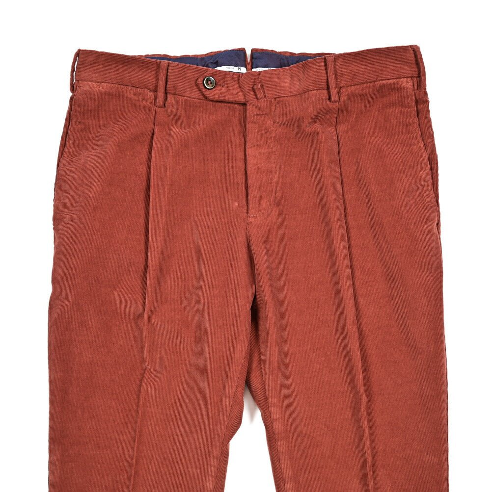 PT TORINO "SUPERSLIM FIT" ストレッチコットン 細畝コーデュロイワンタックスリムパンツ｜415092｜GUARDAROBA MILANO OFFICIAL STORE