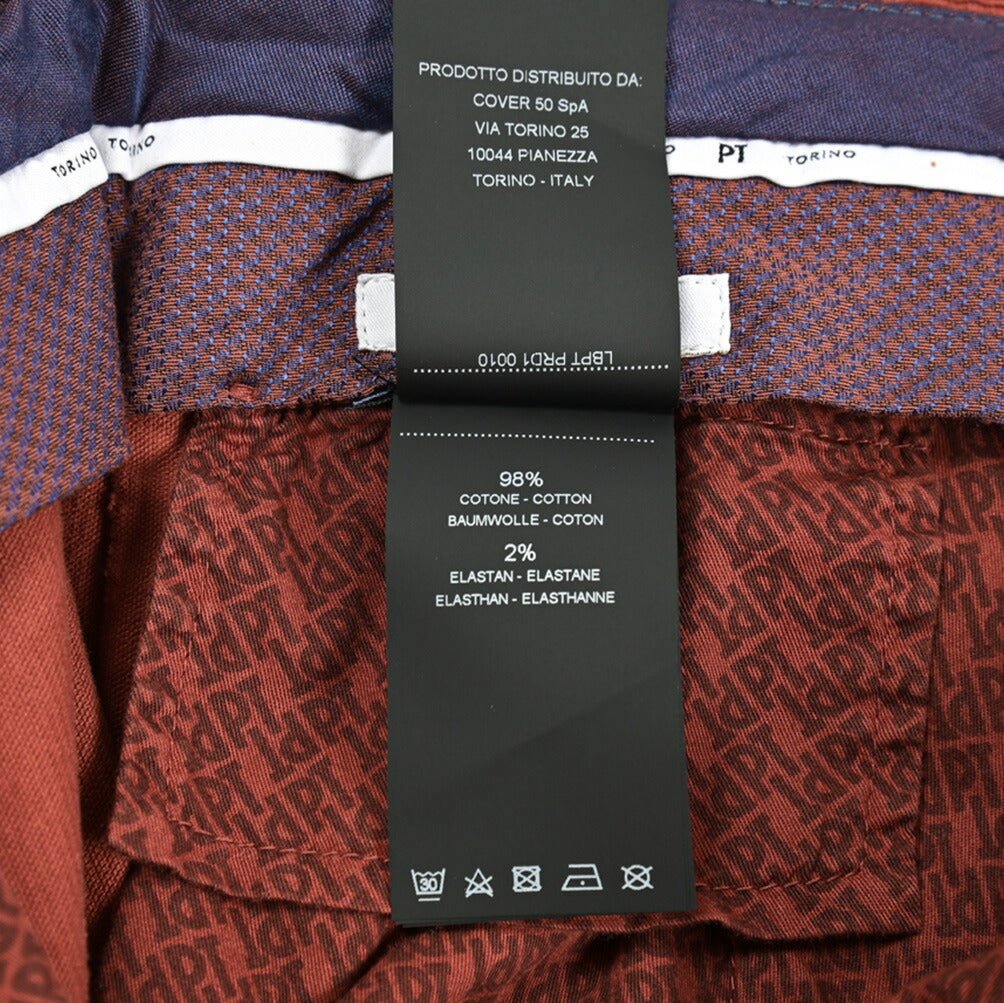 PT TORINO "SUPERSLIM FIT" ストレッチコットン 細畝コーデュロイワンタックスリムパンツ｜415092｜GUARDAROBA MILANO OFFICIAL STORE