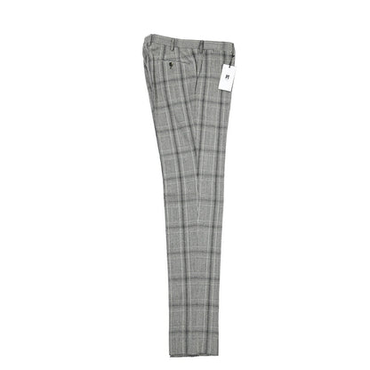 PT TORINO “SUPERSLIM FIT” コットン混ウール ノータックパンツ グレー 50 | GUARDAROBA MILANO OFFICIAL STORE