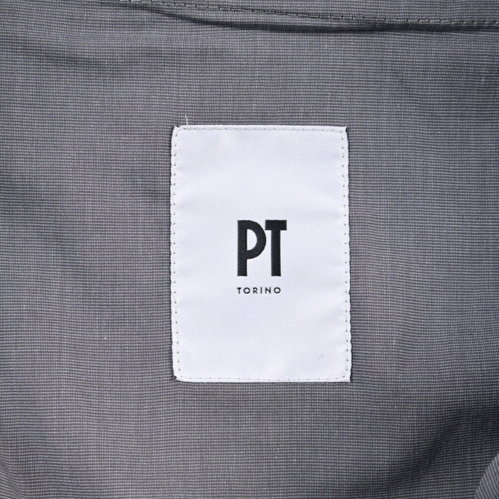 PT TORINO “SUPERSLIM FIT” コットン混ウール ノータックパンツ グレー 50 | GUARDAROBA MILANO OFFICIAL STORE