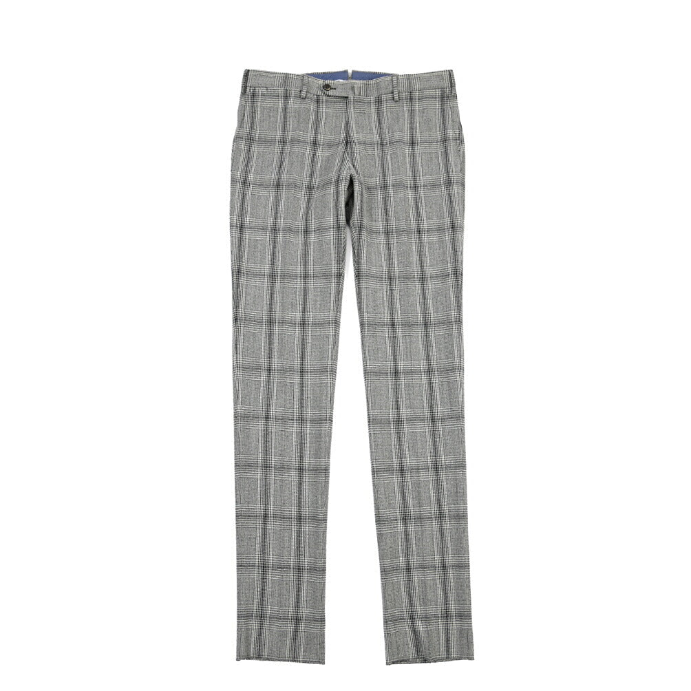 PT TORINO “SUPERSLIM FIT” コットン混ウール ノータックパンツ グレー 50 | GUARDAROBA MILANO OFFICIAL STORE