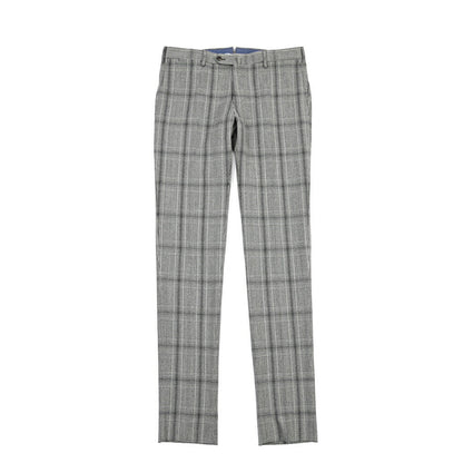 PT TORINO “SUPERSLIM FIT” コットン混ウール ノータックパンツ グレー 50 | GUARDAROBA MILANO OFFICIAL STORE