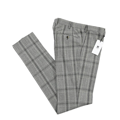 PT TORINO “SUPERSLIM FIT” コットン混ウール ノータックパンツ グレー 50 | GUARDAROBA MILANO OFFICIAL STORE
