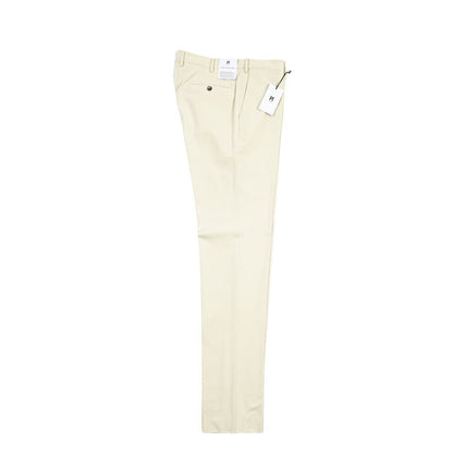 PT TORINO “SUPERSLIM FIT” カシミヤ混コットン ノータックパンツ オフホワイト 52 | GUARDAROBA MILANO OFFICIAL STORE
