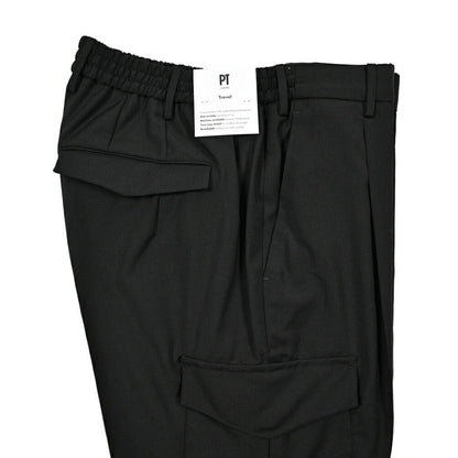 PT TORINO Travel "MASTER FIT" 高機能ストレッチウール イージーカーゴパンツ (TECHNO WASHABLE WOOL)｜423842 - 46｜GUARDAROBA MILANO OFFICIAL STORE