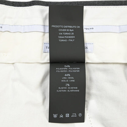 PT TORINO Travel “MASTER FIT” 高機能ストレッチウール ワンタックスラックス / TECHNO WASHABLE WOOL グレー 46 | GUARDAROBA MILANO OFFICIAL STORE