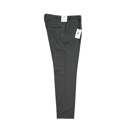 PT TORINO Travel “MASTER FIT” 高機能ストレッチウール ワンタックスラックス / TECHNO WASHABLE WOOL グレー 46 | GUARDAROBA MILANO OFFICIAL STORE