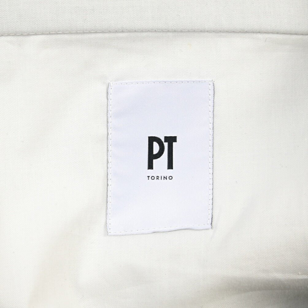 PT TORINO Travel “MASTER FIT” 高機能ストレッチウール ワンタックスラックス / TECHNO WASHABLE WOOL グレー 46 | GUARDAROBA MILANO OFFICIAL STORE