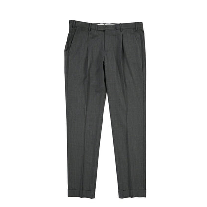 PT TORINO Travel “MASTER FIT” 高機能ストレッチウール ワンタックスラックス / TECHNO WASHABLE WOOL グレー 46 | GUARDAROBA MILANO OFFICIAL STORE