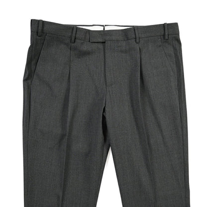 PT TORINO Travel “MASTER FIT” 高機能ストレッチウール ワンタックスラックス / TECHNO WASHABLE WOOL グレー 46 | GUARDAROBA MILANO OFFICIAL STORE