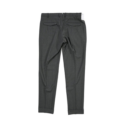 PT TORINO Travel “MASTER FIT” 高機能ストレッチウール ワンタックスラックス / TECHNO WASHABLE WOOL グレー 46 | GUARDAROBA MILANO OFFICIAL STORE
