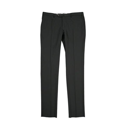 PT TORINO Travel “SUPERSLIM FIT” 高機能ストレッチウール ノータックスラックス / TECHNO WASHABLE WOOL ブラック 54 | GUARDAROBA MILANO OFFICIAL STORE