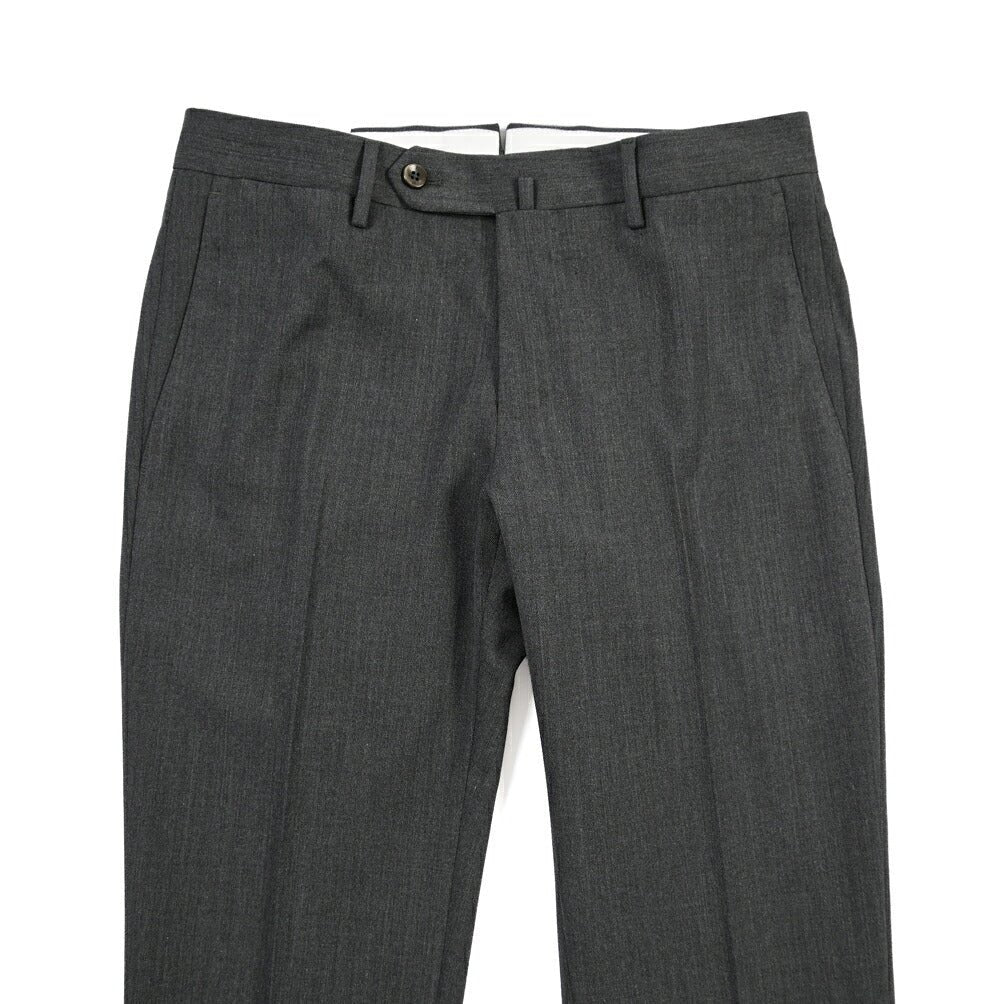 PT TORINO Travel “SUPERSLIM FIT” 高機能ストレッチウール ノータックスラックス / TECHNO WASHABLE WOOL グレー 44 | GUARDAROBA MILANO OFFICIAL STORE