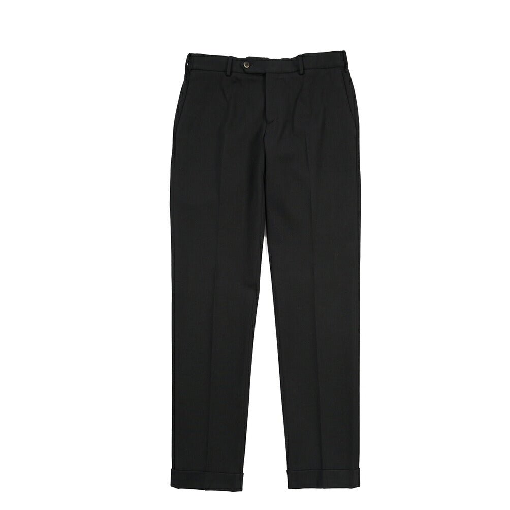 PT TORINO Traveller “SLIM FIT” ポンチジャージー ドローコード付きイージーパンツ ブラック 44 | GUARDAROBA MILANO OFFICIAL STORE