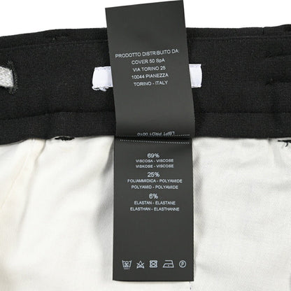 PT TORINO Traveller “SLIM FIT” ポンチジャージー ドローコード付きイージーパンツ ブラック 44 | GUARDAROBA MILANO OFFICIAL STORE